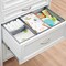 mDesign Fabric Dresser Drawer Storage Organizers, Set of 4